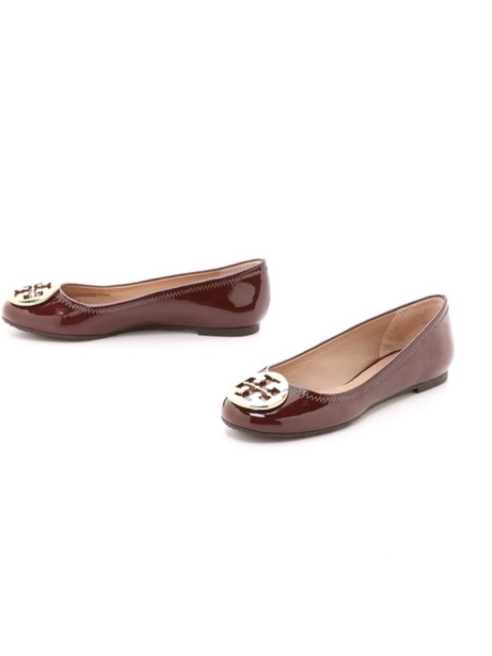 Tory Burch Reva Burgundy flats - 7.5